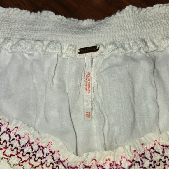 Free People Sunbeams White Embroidered Minidress - Picture 5 of 9